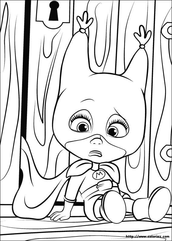 Coloriage A Imprimer Masha