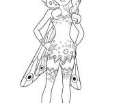Coloriage L'inimitable Mia dessin anim&eacute;