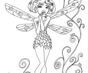 Coloriage et dessins gratuit La beauté de la fée Mia à imprimer