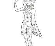 Coloriage La belle Kuku de Mia et moi
