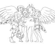 Coloriage Les amis Mia et moi