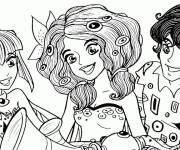 Coloriage Les amis mignons de Mia et moi