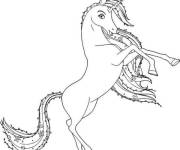 Coloriage Licorne fleuri Mia et moi