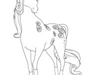 Coloriage Licorne Lyria de Mia et moi