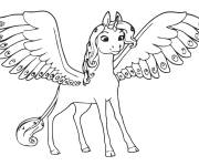 Coloriage Oncho licorne &agrave; dessiner