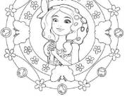 Coloriage Photo de Mia princesse
