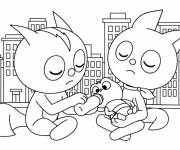 Coloriage Animaux et b&eacute;b&eacute;s Miniforce