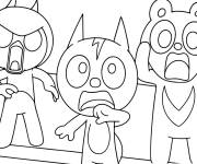 Coloriage Animaux Miniforce se sont surpris