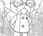 Coloriage Chef de Miniforce