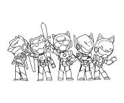 Coloriage Chibi Miniforce