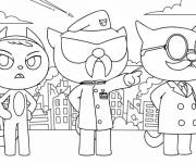 Coloriage Commandant Miniforce