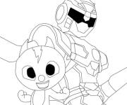Coloriage et dessins gratuit Equipe de Miniforce à imprimer