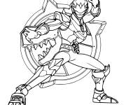 Coloriage Guerrier Miniforce
