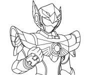 Coloriage Hawk de Miniforce