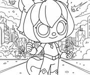 Coloriage La belle Lucy