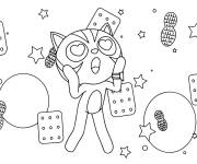 Coloriage Leo amoureuse