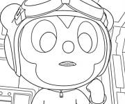 Coloriage Max en r&ocirc;le de Miniforce