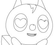 Coloriage Miniforce amoureux