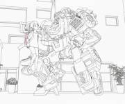 Coloriage Miniforce aventure