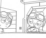 Coloriage Miniforce d&eacute;&ccedil;us