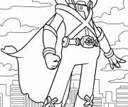 Coloriage Personnage sombre de Miniforce