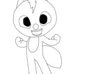 Coloriage et dessins gratuit Volt facile de Miniforce à imprimer