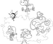 Coloriage et dessins gratuit La bande des Minijusticiers à imprimer