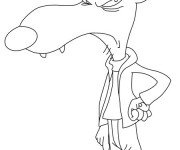 Coloriage Minijusticiers Grop loup