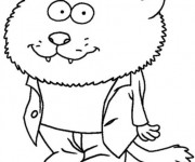 Coloriage et dessins gratuit Minijusticiers le loup à imprimer