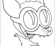 Coloriage Simon personnage minijusticiers