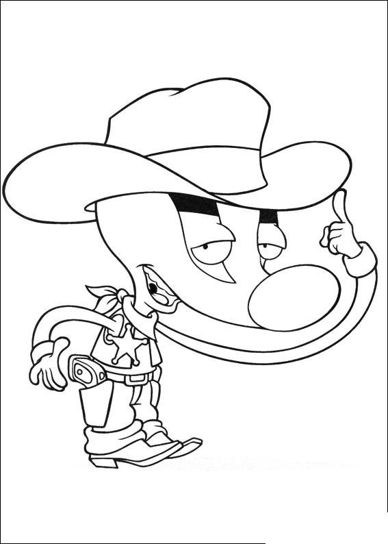 Coloriage et dessins gratuits Supermou Sheriff Minijusticier à imprimer
