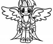 Coloriage Twilight Sparkle dans mon petit poney