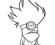 Coloriage Minion Dave 15