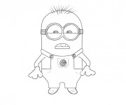 Coloriage Minion Dave 25