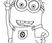 Coloriage et dessins gratuit Dave des Minions à imprimer