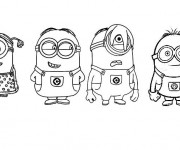 Coloriage Des Minions magiques