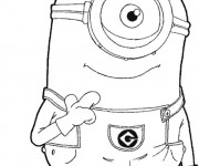 Coloriage Dessin Jerry les Minions