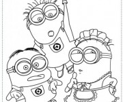 Coloriage Minions 26