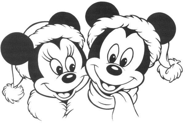 dessin minnie et mickey 6008