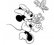 Coloriage Image Minnie &agrave; imprimer