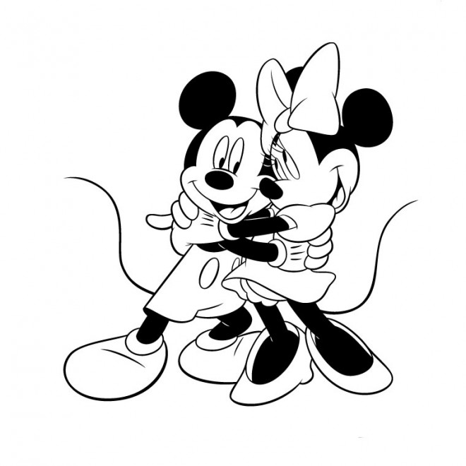 Coloriage Minnie Gratuit A Imprimer