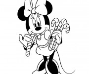 Coloriage Minnie gratuit