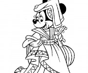 Coloriage Minnie la princesse