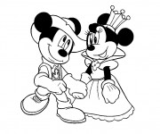 Coloriage Minnie mouse