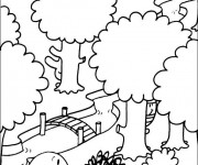 Coloriage et dessins gratuit Monsieur Chatouille 7 à imprimer