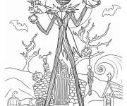 Coloriage Affiche du film L&rsquo;&Eacute;trange No&euml;l de Monsieur Jack