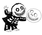 Coloriage et dessins gratuit Barrel avec son masque à imprimer