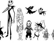 Coloriage et dessins gratuit Cauchemar d'une famille pour enfants à imprimer