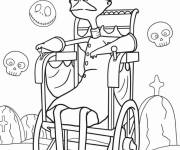 Coloriage Docteur Finkelstein de Monsieur Jack