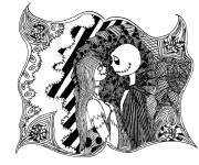Coloriage Image de Sallet et Mr Jack du film cp